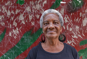 A portrait of a woman in Havana.