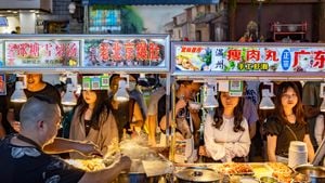 Wulin night market of Hangzhou China