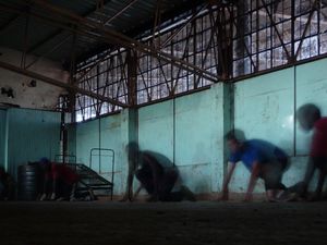 Physical training, the club does not have any fitness equipment.