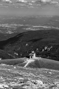 Looking towards Vienna from the Schneeberg, Austria