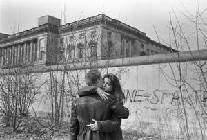 Couple Under the Wall