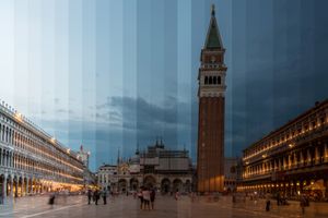 Time Slice" St. Marks Square, Venice, Italy