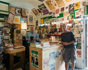 Scott and Dave, Tsunami Books, Eugene, OR