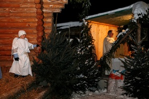 Jeu de Crèche et messe de Noël, LA Roche