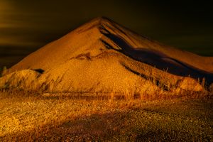 Gravel Mound in Gold