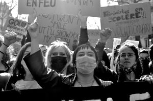 Feminist strike and protest