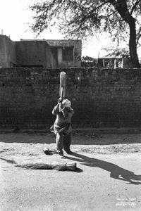 Man thrashing in the street | Dhesian Sang, Punjab.
