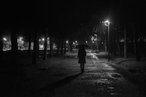 a lonely woman