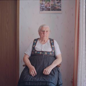 Marie Messingschlager, Franconia, Bavaria, 2012. From the series: The last women in their traditional peasant garbs