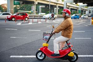 Japan Street Photography-Tokyo moped