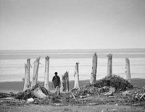 Banda Aceh, Indonesia (2005).  After the Tsunami. Standing.