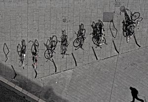 Bikes In A Row