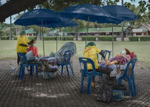 The outdoor mobile massage parlor