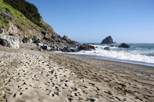 Tan Sand Beach in Mendocino