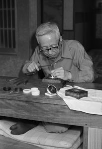 Silver inlay￼ craftsman.