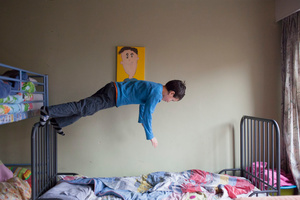 Simohammed competing with gravity.