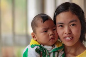 Despite suffering from cerebral palsy, Tam has been able to make significant progress. He receives daily physical therapy from his mother and CBM filed workers. His mother says, "No matter what happened to Tam, we would never give up".