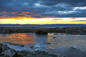 Day's End Upriver Over the St. Lawrence