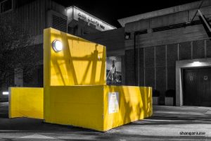 Yellow steps on the South Bank, London | 02