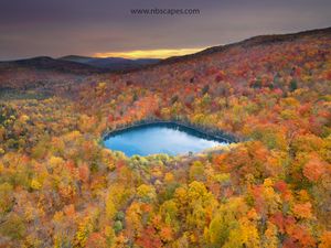 Birds View of Lake